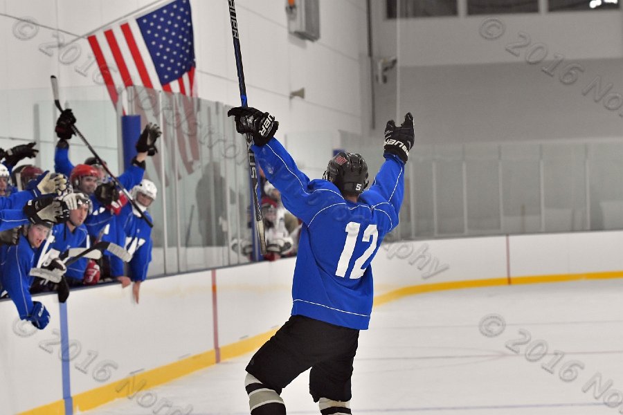 Wheaton College Men\'s Ice Hockey vs Middlesex Community College. - Photo By: KEITH NORDSTROM